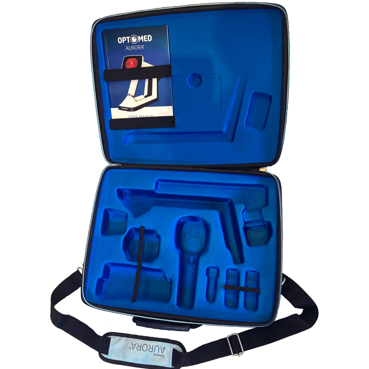 Sales case for Optomed Aurora IQ full set - Optomed US