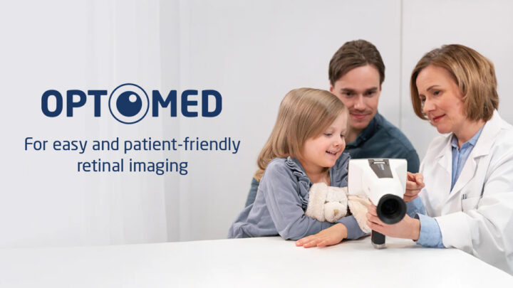 Pediatric fundus imaging - Optomed handheld retinal camera